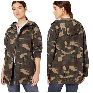 Levi’s Camouflage Hooded Army Utility Jacket NWT Size Large